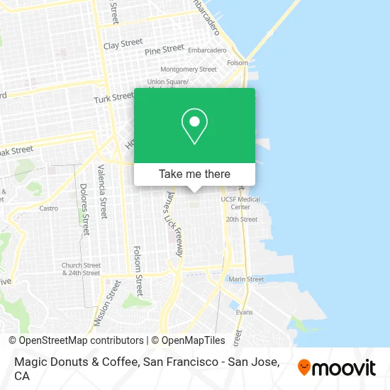 Magic Donuts & Coffee map