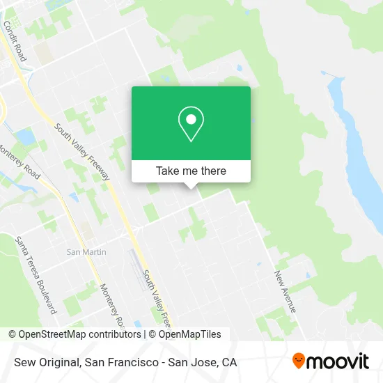 Sew Original map
