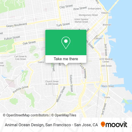 Animal Ocean Design map