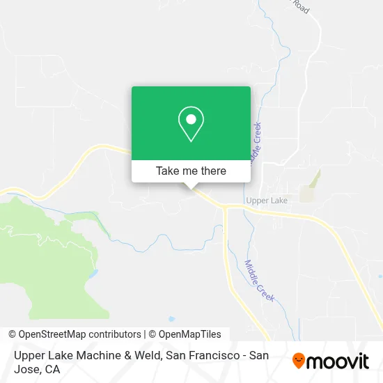 Upper Lake Machine & Weld map