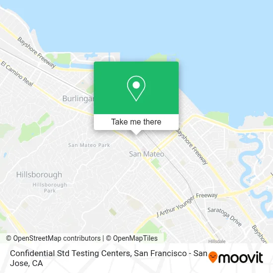 Confidential Std Testing Centers map