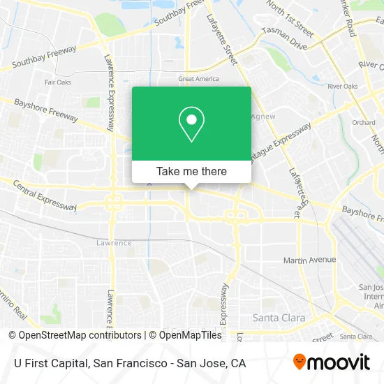 U First Capital map