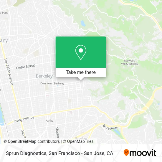 Sprun Diagnostics map