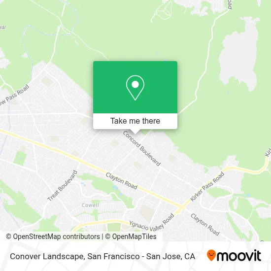 Conover Landscape map