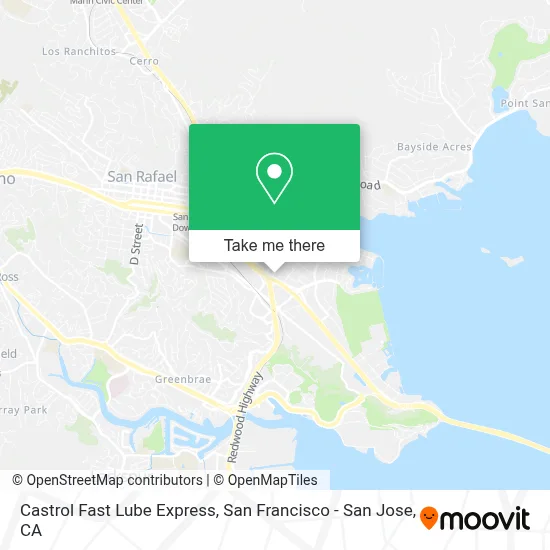 Castrol Fast Lube Express map
