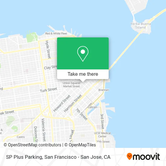 SP Plus Parking map
