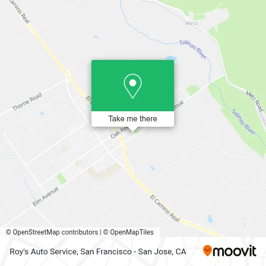 Roy's Auto Service map