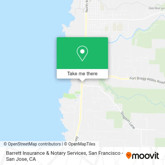 Barrett Insurance & Notary Services map