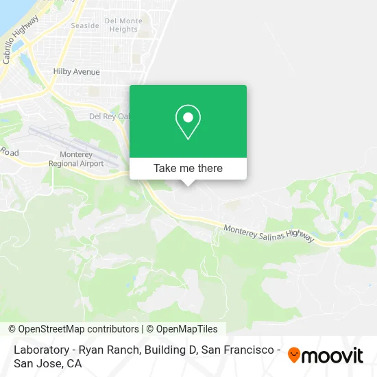 Laboratory - Ryan Ranch, Building D map