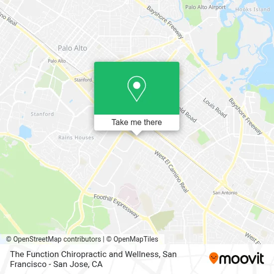 The Function Chiropractic and Wellness map