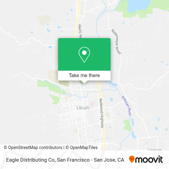Eagle Distributing Co map