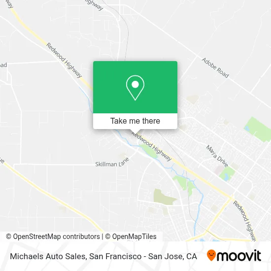 Michaels Auto Sales map
