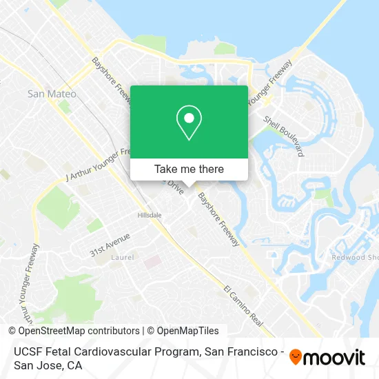 UCSF Fetal Cardiovascular Program map