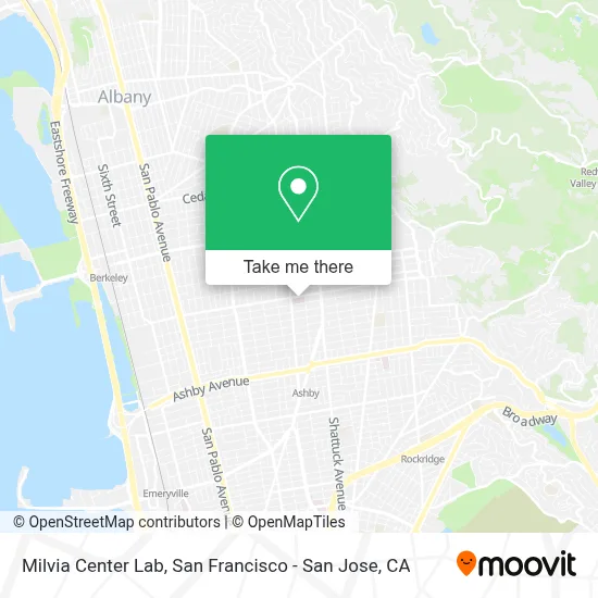 Milvia Center Lab map