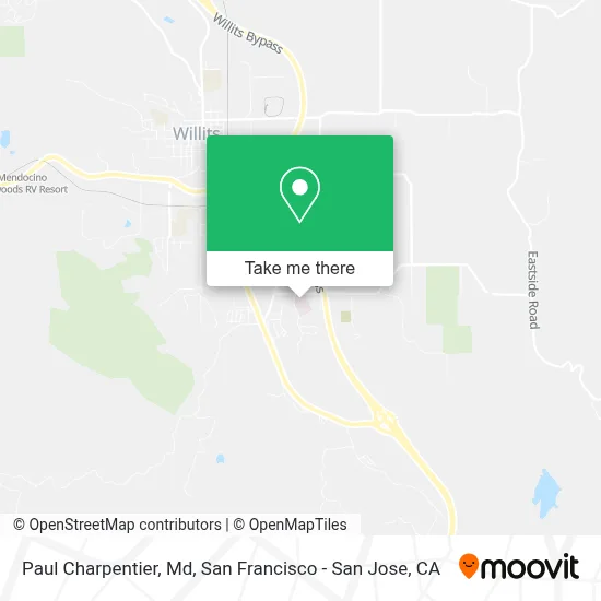 Paul Charpentier, Md map