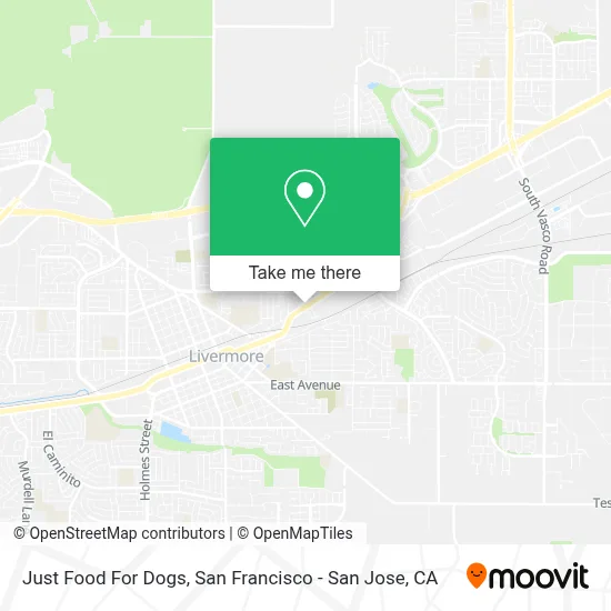 Just Food For Dogs map