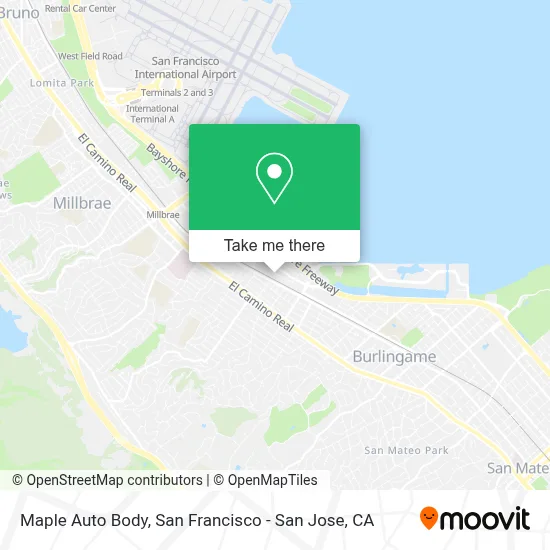 Maple Auto Body map