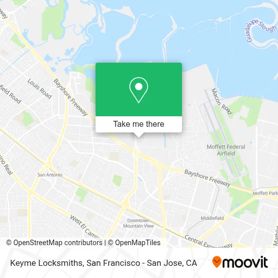 Keyme Locksmiths map