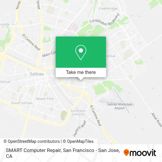 SMART Computer Repair map
