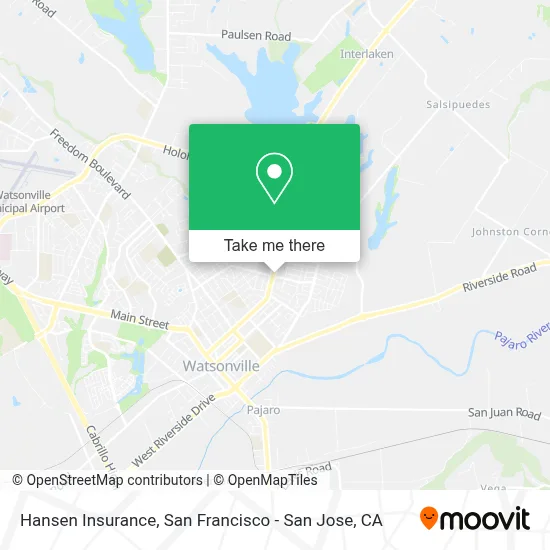 Hansen Insurance map