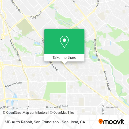 MB Auto Repair map