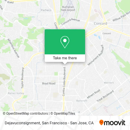 Dejavuconsignment map