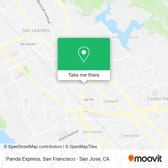 Panda Express map