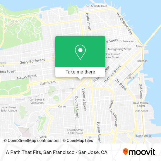 A Path That Fits map