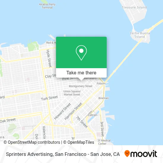 Sprinters Advertising map