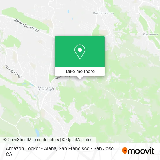 Amazon Locker - Alana map