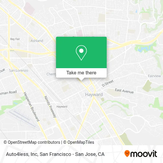 Auto4less, Inc map