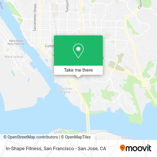 In-Shape Fitness map