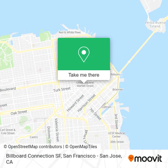 Billboard Connection SF map
