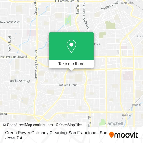 Green Power Chimney Cleaning map