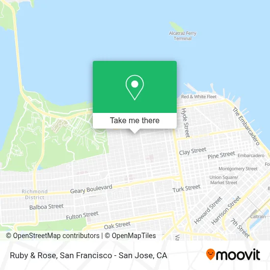 Ruby & Rose map