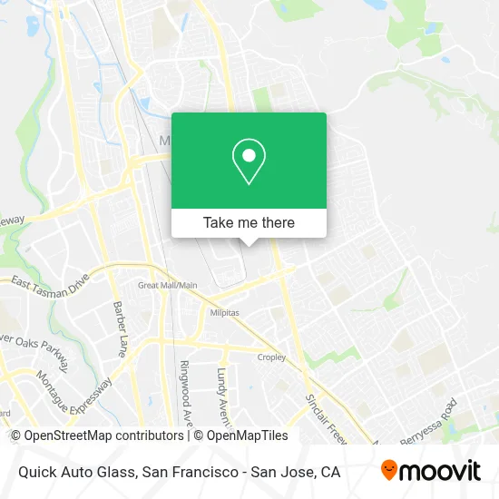 Quick Auto Glass map
