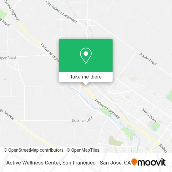 Active Wellness Center map