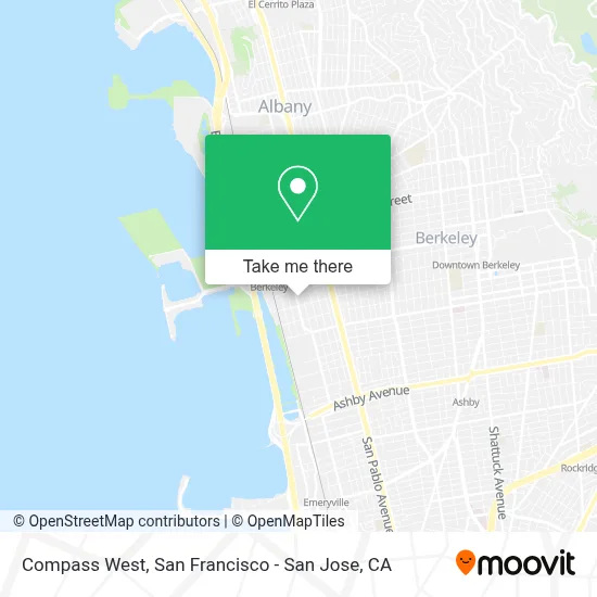 Compass West map