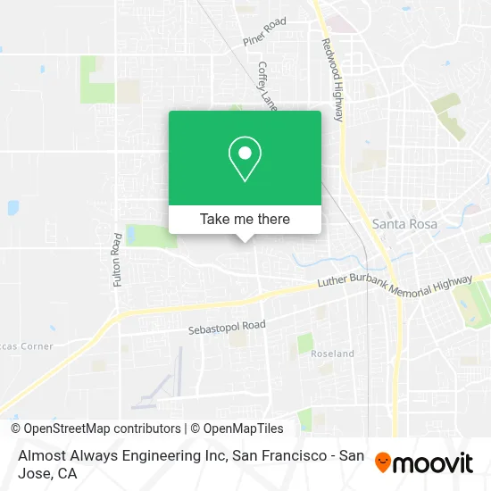 Almost Always Engineering Inc map