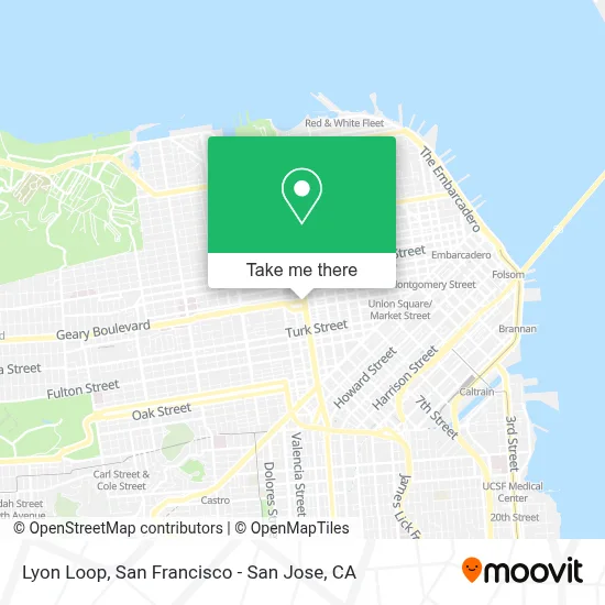Lyon Loop map