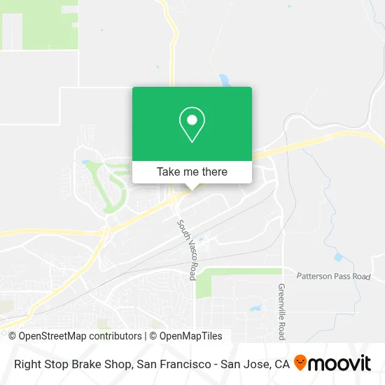 Right Stop Brake Shop map