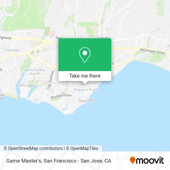 Game Master's map