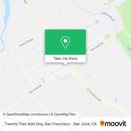 Twenty-Two Add Ons map