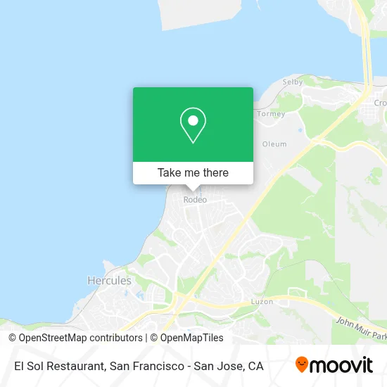 El Sol Restaurant map