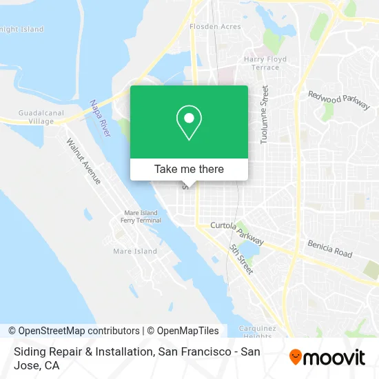 Siding Repair & Installation map