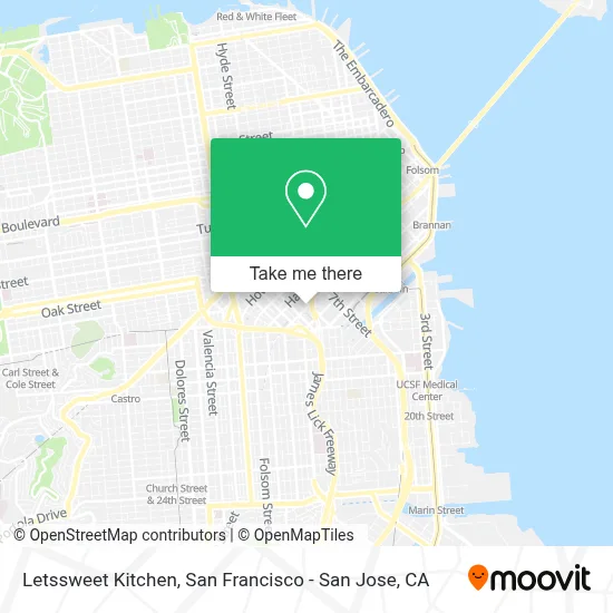 Letssweet Kitchen map