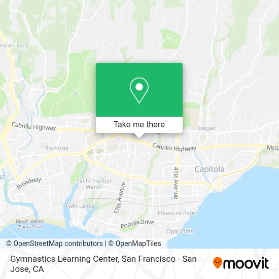Gymnastics Learning Center map