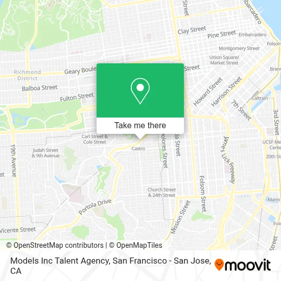 Models Inc Talent Agency map