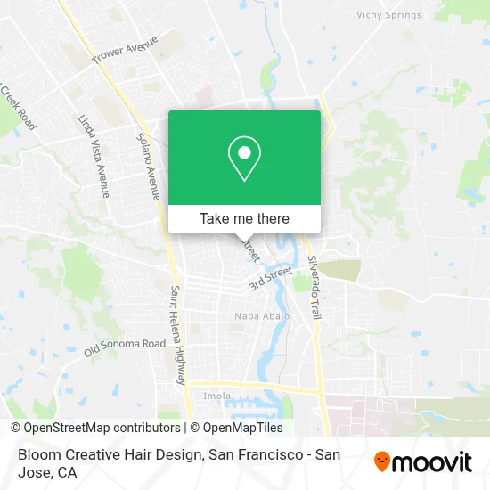 Bloom Creative Hair Design map