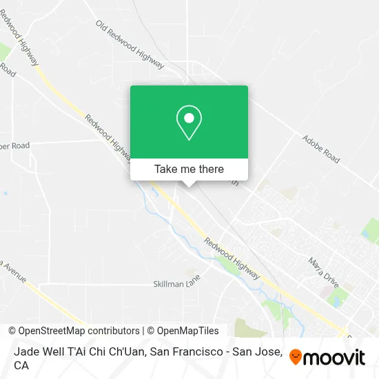 Jade Well T'Ai Chi Ch'Uan map